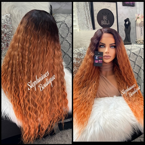 Human Hair blended Lace Front Wig
